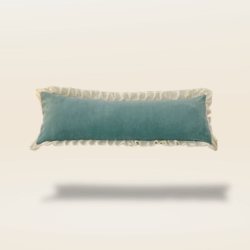 Housse de coussin tete de lit | Dreamy Sloth® Bleu canard / 120x48 cm