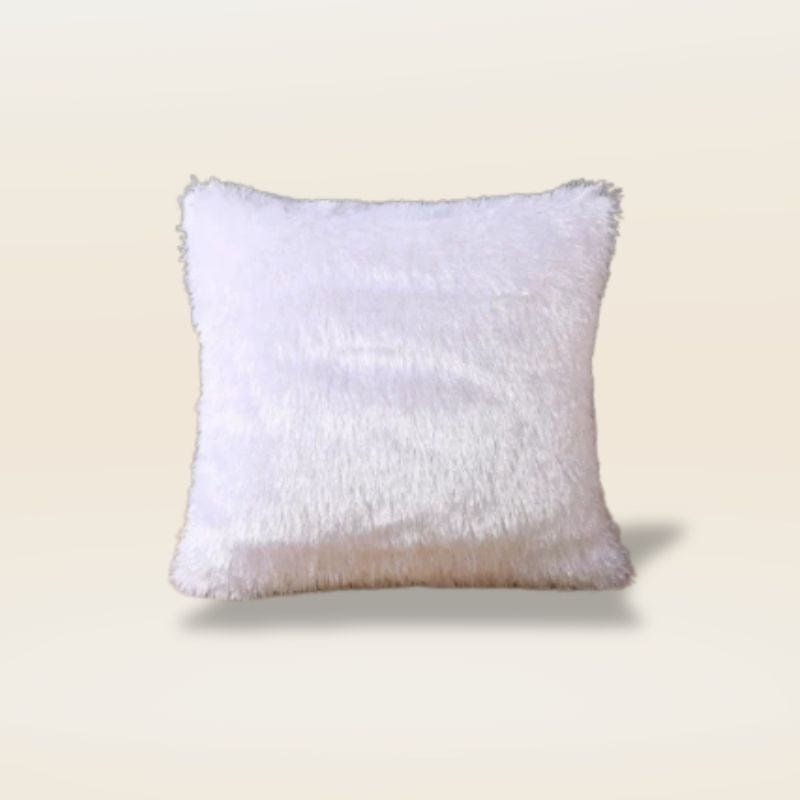 Housse de coussin velours 40x40 cm | Dreamy Sloth® Blanc