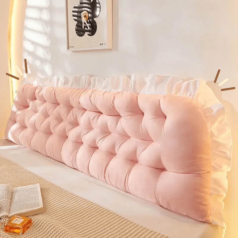 Tete de lit en coussin | Dreamy Sloth® Rose pastel / 50x90 cm